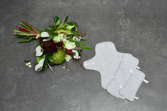 膣なぷ(布ナプ)ビギナーセット・グレー