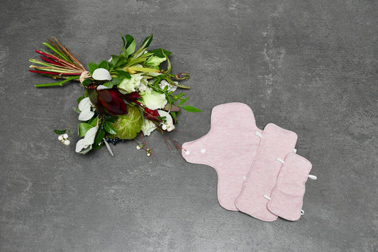 膣なぷ(布ナプ)ビギナーセット・ピンク